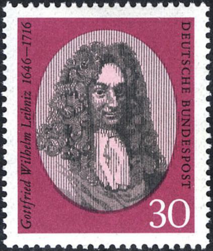 Potovn znmka Nmecko 1966 G. W. Leibniz Mi# 518