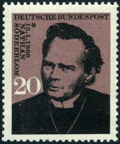 Potov znmka Nemecko 1966 Nathan Sderblom, teolog Mi# 504 - zvi obrzok