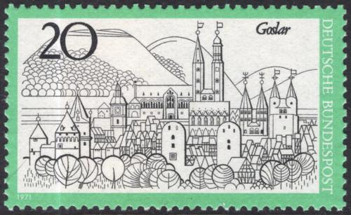 Potov znmka Nemecko 1971 Goslar Mi# 704 - zvi obrzok