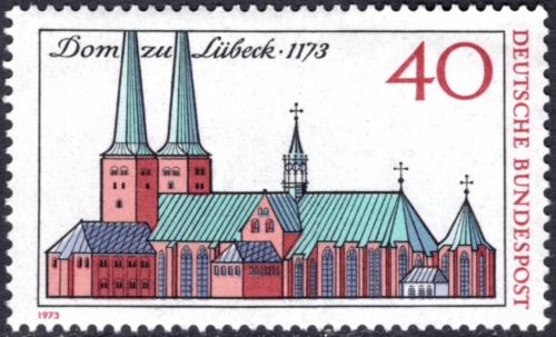 Potov znmka Nemecko 1973 Katedrla v Lbecku Mi# 779 - zvi obrzok