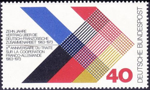 Potov znmka Nemecko 1973 Ptelstv s Franci Mi# 753 - zvi obrzok