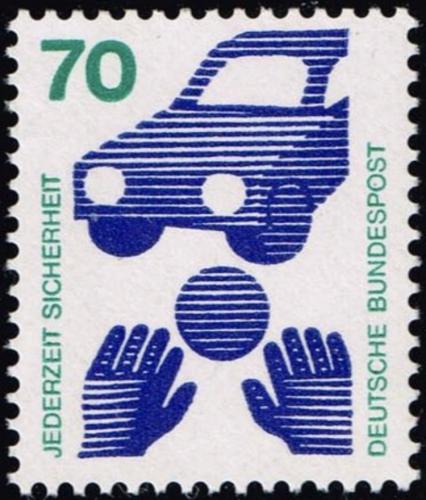 Potov znmka Nemecko 1973 Prevence ped nehodami Mi# 773