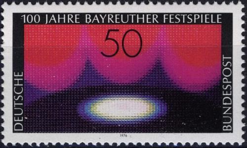 Potov znmka Nemecko 1976 Hudebn slvnosti v Bayreuthu Mi# 896