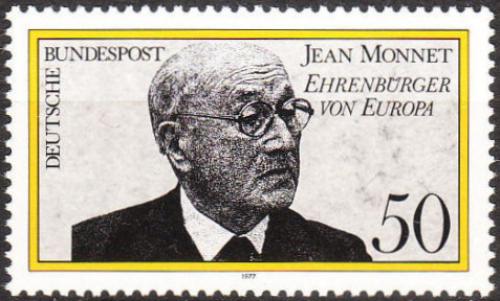 Potov znmka Nemecko 1977 Jean Monnet, politik Mi# 926