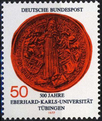 Potov znmka Nemecko 1977 Pee Univerzity Tbingen Mi# 946 - zvi obrzok
