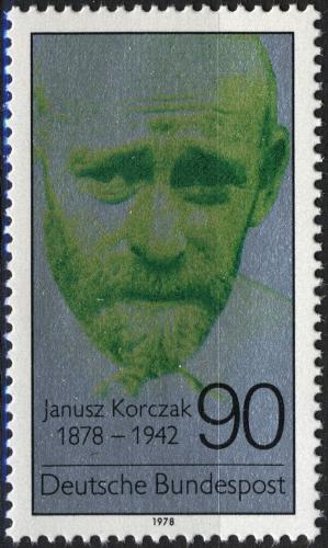 Potov znmka Nemecko 1978 Dr. Janusz Korczak, polsk lka Mi# 973 - zvi obrzok
