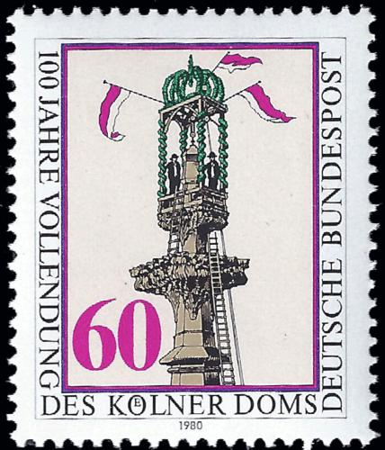 Potov znmka Nemecko 1980 Katedrla v Cologne Mi# 1064 - zvi obrzok