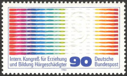 Potov znmka Nemecko 1980 Oscilogram Mi# 1053
