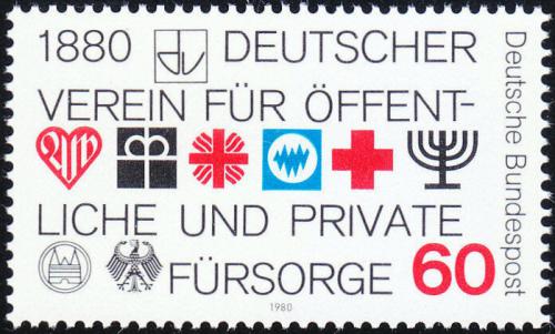 Potov znmka Nemecko 1980 Sociln blahobyt Mi# 1044 - zvi obrzok