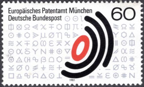 Potov znmka Nemecko 1981 Evropsk patentn ad Mi# 1088