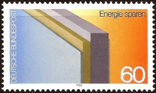 Potov znmka Nemecko 1982 spora energie Mi# 1119