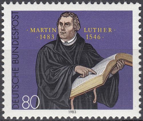 Potov znmka Nemecko 1983 Martin Luther Mi# 1193 - zvi obrzok