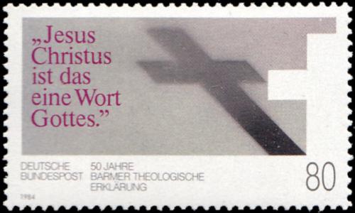 Potov znmka Nemecko 1984 Teologick deklarace Mi# 1214 - zvi obrzok