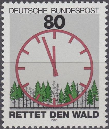 Potov znmka Nemecko 1985 Ochrana les Mi# 1253