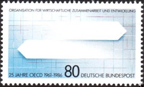 Potov znmka Nemecko 1986 Ekonomick spoluprce Mi# 1294