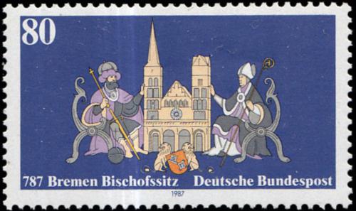 Potov znmka Nemecko 1987 Brmsk biskupstv Mi# 1329