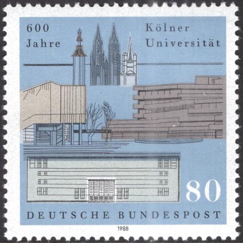 Potov znmka Nemecko 1988 Univerzita v Klnu Mi# 1370 - zvi obrzok