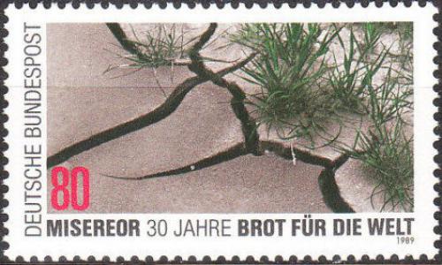 Potov znmka Nemecko 1989 Chleba svtu Mi# 1404 - zvi obrzok