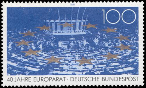 Potov znmka Nemecko 1989 Rada Evropy Mi# 1422