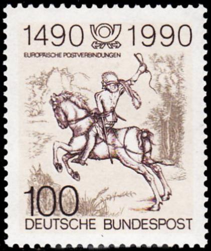 Potov znmka Nemecko 1990 Mlad doruovatel, Albrecht Drer Mi# 1445