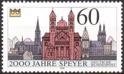 Potov znmka Nemecko 1990 Speyer, 2000. vroie Mi# 1444 - zvi obrzok
