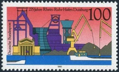 Potov znmka Nemecko 1991 Duisburg Mi# 1558 - zvi obrzok