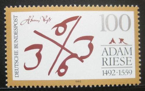 Poštová známka Nemecko 1992 Adam Riese Mi# 1612