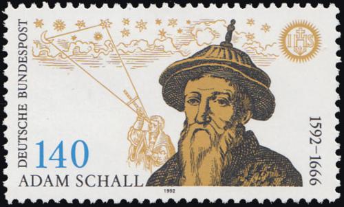 Potov znmka Nemecko 1992 Johann A. Schall Mi# 1607 - zvi obrzok