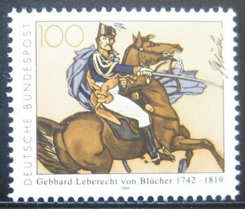 Poštová známka Nemecko 1992 Kníže Blücher von Wahlstatt Mi# 1641