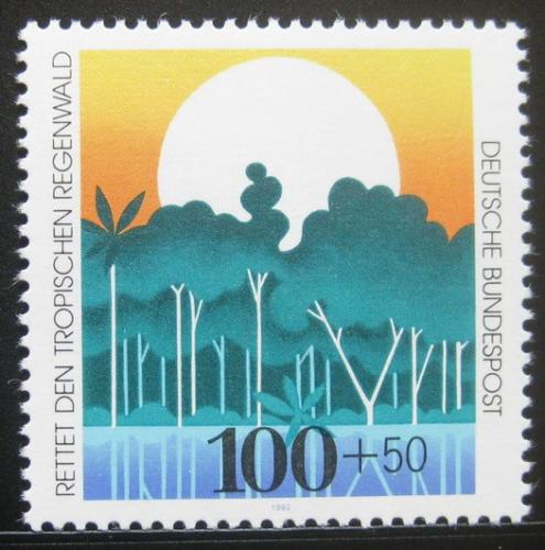 Poštová známka Nemecko 1992 Ochrana pøírody, tropický les Mi# 1615