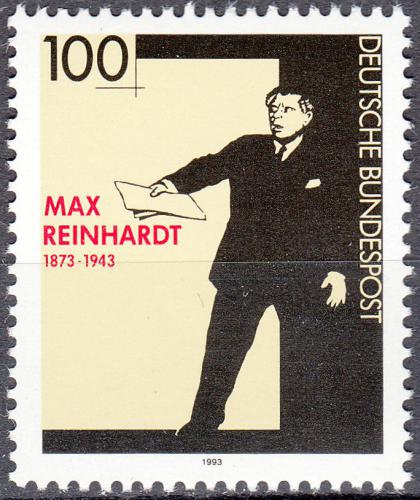 Potov znmka Nemecko 1993 Max Reinhardt, editel divadla Mi# 1703