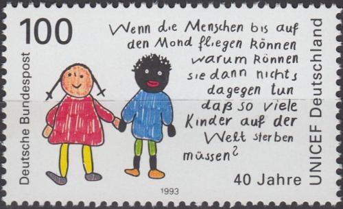 Potov znmka Nemecko 1993 Vbor UNICEF Mi# 1682 - zvi obrzok