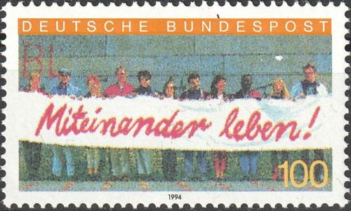 Potov znmka Nemecko 1994 Cizinci v Nmecku Mi# 1725 - zvi obrzok