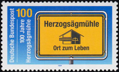 Potov znmka Nemecko 1994 Organizcie socilnho blahobytu Mi# 1740