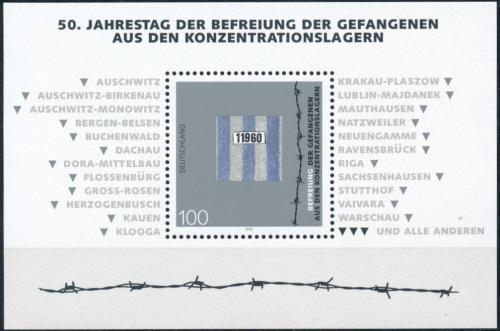 Potov znmka Nemecko 1995 Koncentran tbory Mi# Block 32