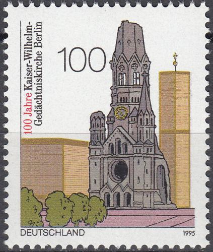 Potov znmka Nemecko 1995 Kostel csae Vilma Mi# 1812