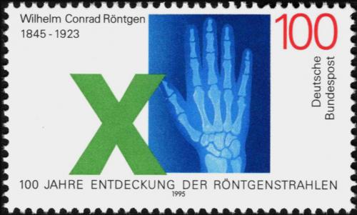Potov znmka Nemecko 1995 Rentgen ruky Mi# 1784