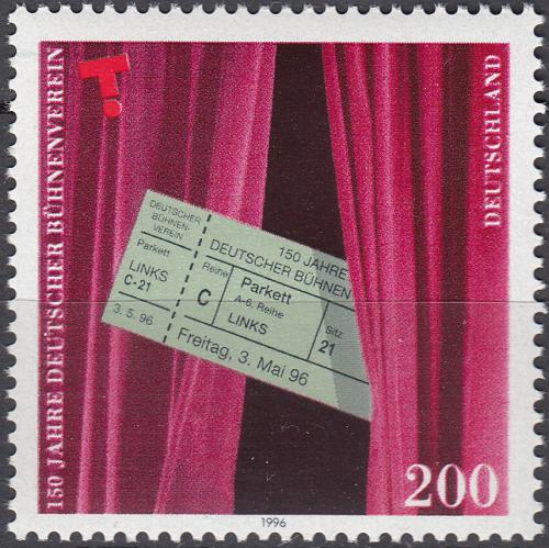 Potov znmka Nemecko 1996 Asociace nmeckch divadel Mi# 1857