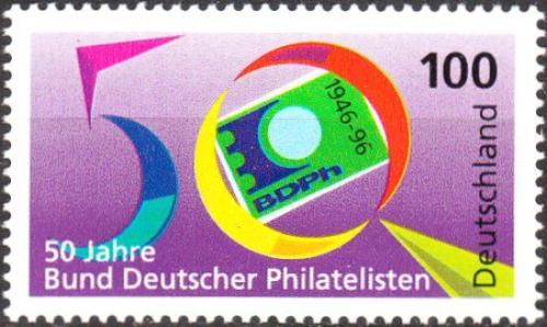 Potov znmka Nemecko 1996 Asociace nmeckch filatelist Mi# 1878