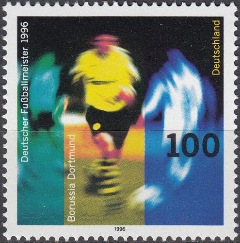 Potov znmka Nemecko 1996 Borussia Dortmund Mi# 1879 - zvi obrzok