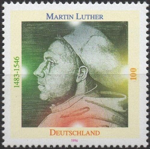 Potov znmka Nemecko 1996 Martin Luther Mi# 1841 - zvi obrzok