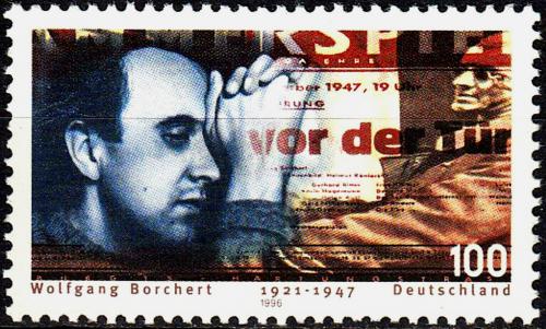 Potov znmka Nemecko 1996 Wolfgang Borchert, spisovatel Mi# 1858 - zvi obrzok