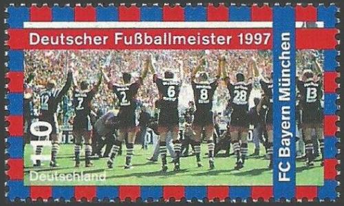 Potov znmka Nemecko 1997 FC Bayern Mnichov Mi# 1958