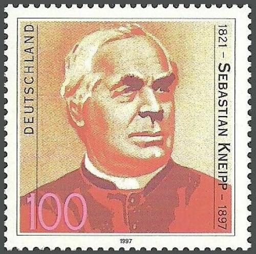 Potov znmka Nemecko 1997 Fr. Sebastian Kneipp Mi# 1925