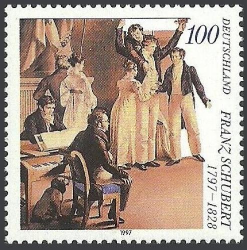 Potov znmka Nemecko 1997 Franz Schubert, skladatel Mi# 1895