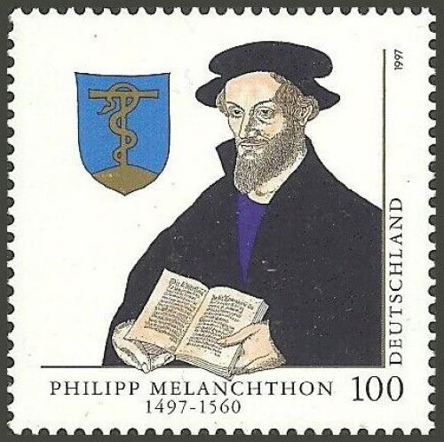 Potov znmka Nemecko 1997 Philipp Melanchthon, reformtor Mi# 1902 - zvi obrzok