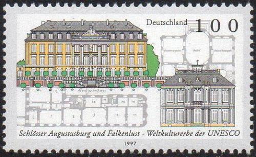 Potov znmka Nemecko 1997 Zmky UNESCO Mi# 1913