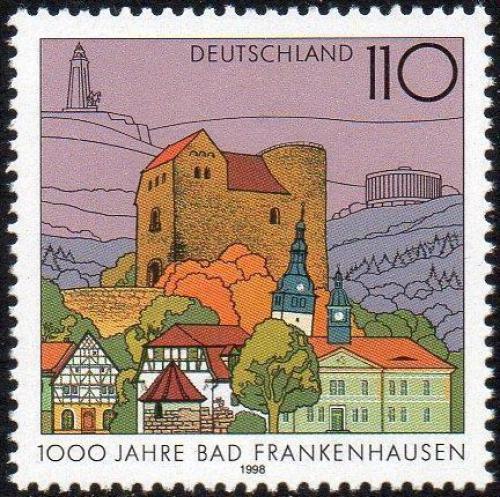 Potov znmka Nemecko 1998 Bad Frankenhausen, 1000. vroie Mi# 1978 - zvi obrzok