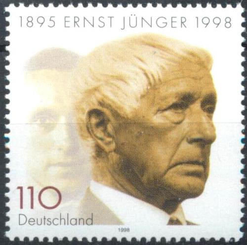 Potov znmka Nemecko 1998 Ernst Jnger, spisovatel Mi# 1984