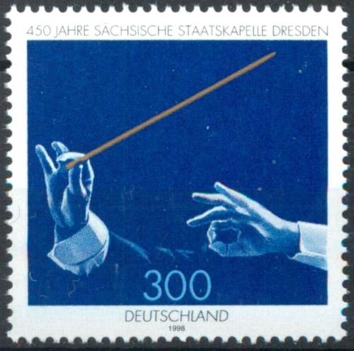 Potov znmka Nemecko 1998 Sask sttn orchestr Mi# 2025 Kat 3.50 - zvi obrzok